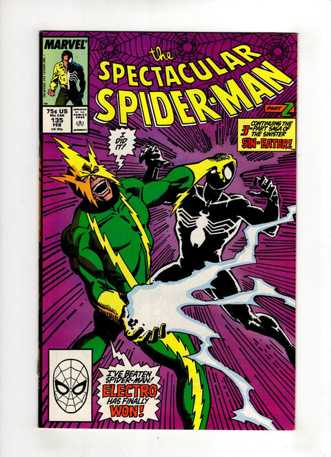 The Spectacular Spider-Man, Vol. 1 #135 (1988)     Buy & Sell Comics Online Comic Shop Toronto Canada