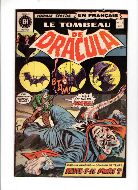 Le tombeau de Dracula (Tomb of Dracula) #15 (1973) Frech Edition   Frech Edition  Buy & Sell Comics Online Comic Shop Toronto Canada