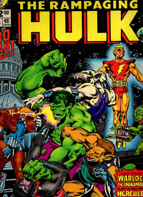 Marvel Treasury Edition #24 (1979) Rampaging Hulk  Rampaging Hulk  Buy & Sell Comics Online Comic Shop Toronto Canada