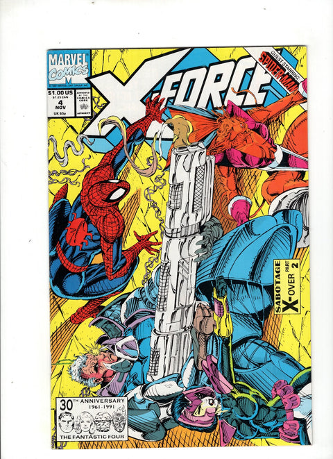 X-Force, Vol. 1 #4 (1991)      Buy & Sell Comics Online Comic Shop Toronto Canada