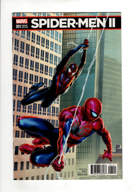 Spider-Men II #1 (Cvr B) (2017) Variant Jesus Saiz Connecting B Variant Jesus Saiz Connecting  Buy & Sell Comics Online Comic Shop Toronto Canada