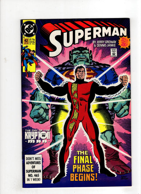 Superman, Vol. 2 #42 (1990)      Buy & Sell Comics Online Comic Shop Toronto Canada