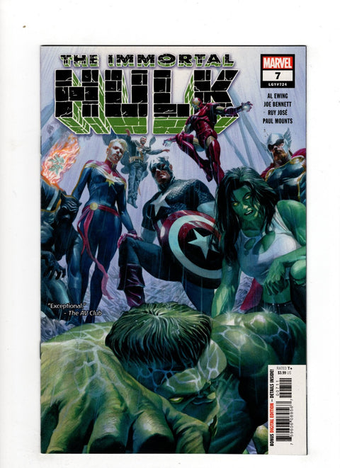 The Immortal Hulk #7 (Cvr A) (2018) Alex Ross  A Alex Ross  Buy & Sell Comics Online Comic Shop Toronto Canada