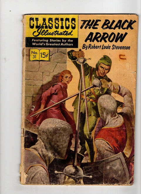 Classics Illustrated #31 (1956) The Black Arrow   The Black Arrow  Buy & Sell Comics Online Comic Shop Toronto Canada