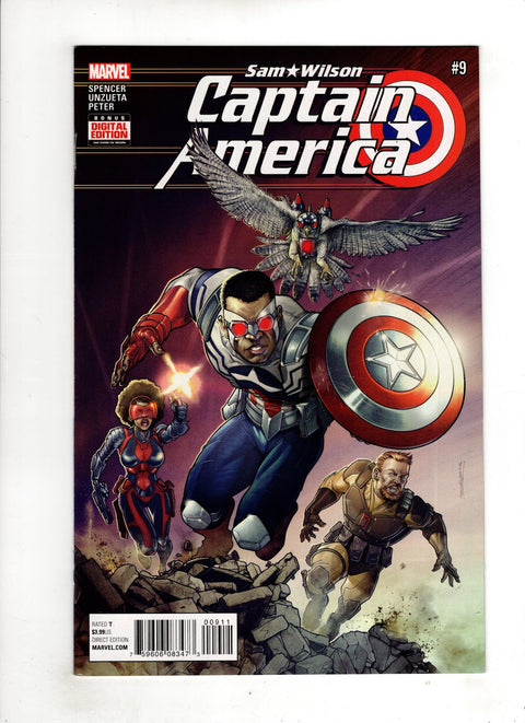 Captain America: Sam Wilson #9 (Cvr A) (2016) Ángel Unzueta A Ángel Unzueta  Buy & Sell Comics Online Comic Shop Toronto Canada