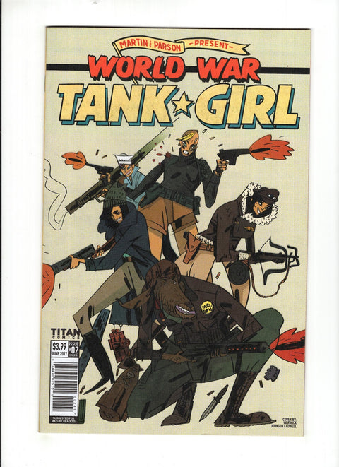 Tank Girl: World War Tank Girl #2 (Cvr D) (2017) Variant Warwick Johnson Cadwell Cover  D Variant Warwick Johnson Cadwell Cover  Buy & Sell Comics Online Comic Shop Toronto Canada