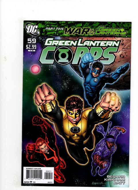Green Lantern Corps, Vol. 1 #59 (Cvr A) (2011) Aaron Lopresti  A Aaron Lopresti  Buy & Sell Comics Online Comic Shop Toronto Canada