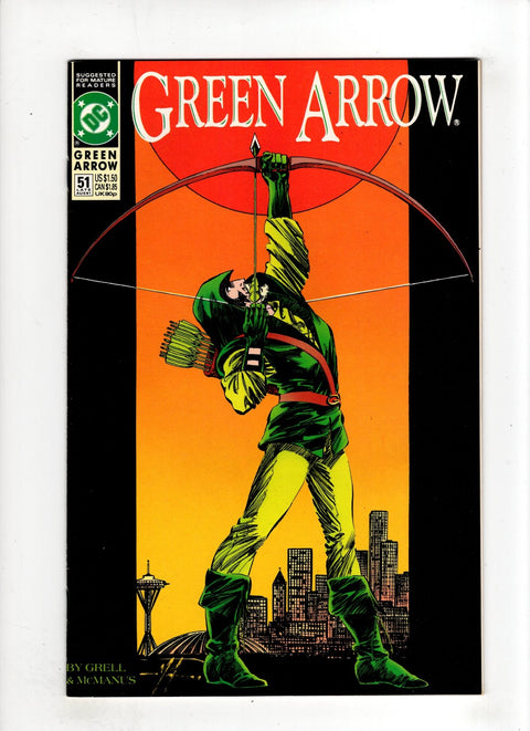 Green Arrow, Vol. 2 #51 (1991)     Buy & Sell Comics Online Comic Shop Toronto Canada