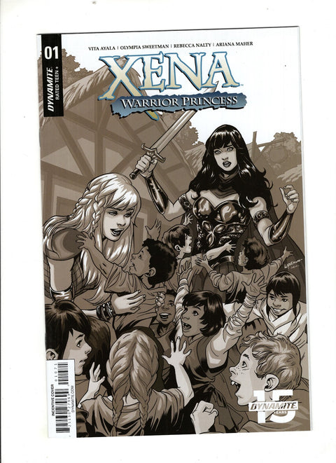 Xena: Warrior Princess, Vol. 2 #1 (Cvr G) (2019) Lupacchino B&w Incentive  G Lupacchino B&w Incentive  Buy & Sell Comics Online Comic Shop Toronto Canada