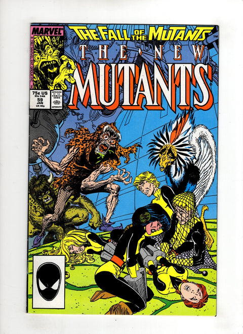 New Mutants, Vol. 1 #59 (1987)     Buy & Sell Comics Online Comic Shop Toronto Canada