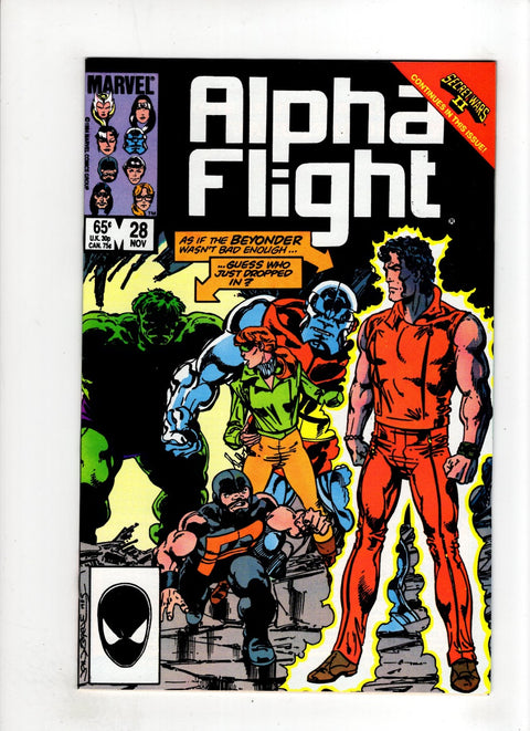 Alpha Flight, Vol. 1 #28 (1985)     Buy & Sell Comics Online Comic Shop Toronto Canada