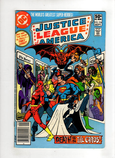 Justice League of America, Vol. 1 #194 (1981) Newsstand Edition  Newsstand Edition  Buy & Sell Comics Online Comic Shop Toronto Canada