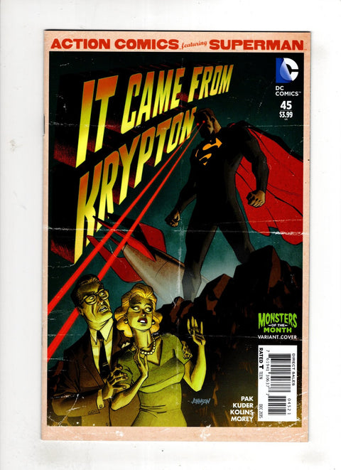 Action Comics, Vol. 2 #45 (Cvr B) (2015) Dave Johnson Monsters of the Month Variant  B Dave Johnson Monsters of the Month Variant  Buy & Sell Comics Online Comic Shop Toronto Canada