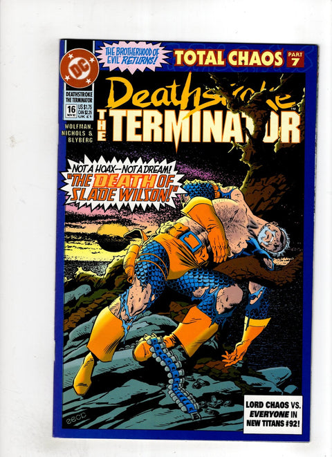 Deathstroke, The Terminator #16 (1992)      Buy & Sell Comics Online Comic Shop Toronto Canada