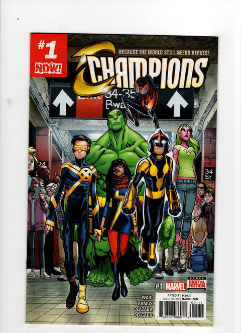 Champions, Vol. 2 (Marvel) #1 (Cvr A) (2016) Humberto Ramos  A Humberto Ramos  Buy & Sell Comics Online Comic Shop Toronto Canada