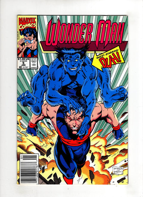 Wonder Man, Vol. 2 #5 (1992) Newsstand Edition  Newsstand Edition  Buy & Sell Comics Online Comic Shop Toronto Canada