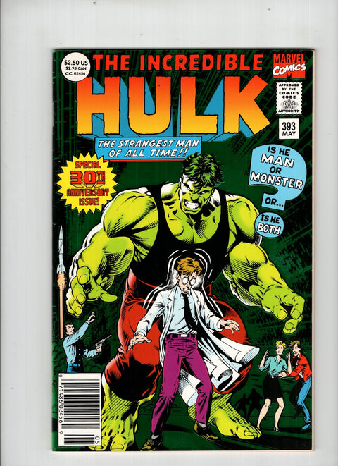 The Incredible Hulk, Vol. 1 #393 (Cvr B) (1992) Newsstand Edition  B Newsstand Edition  Buy & Sell Comics Online Comic Shop Toronto Canada