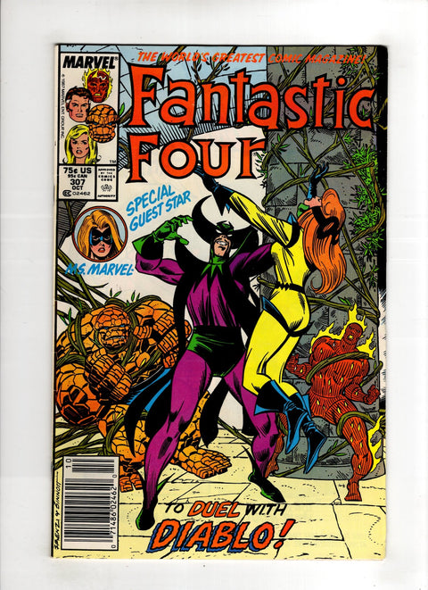 Fantastic Four, Vol. 1 #307 (1987) Newsstand Edition  Newsstand Edition  Buy & Sell Comics Online Comic Shop Toronto Canada