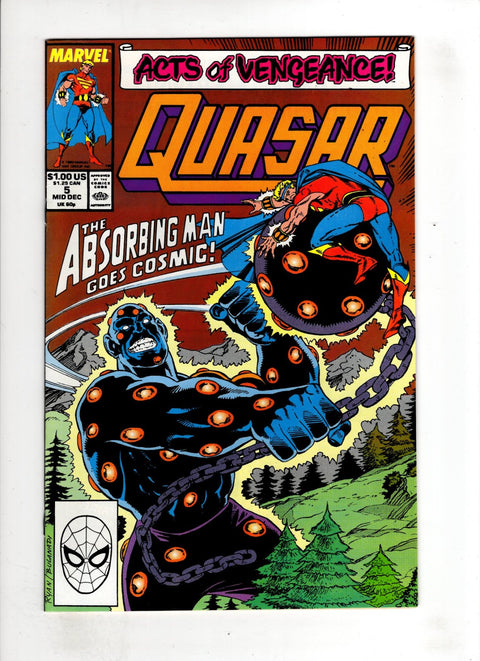Quasar #5 (Cvr A) (1989)  A   Buy & Sell Comics Online Comic Shop Toronto Canada