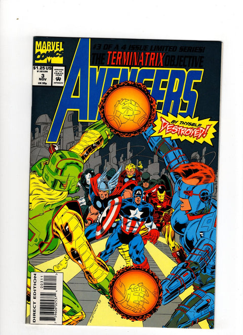 The Avengers: The Terminatrix Objective #3 (1993)      Buy & Sell Comics Online Comic Shop Toronto Canada