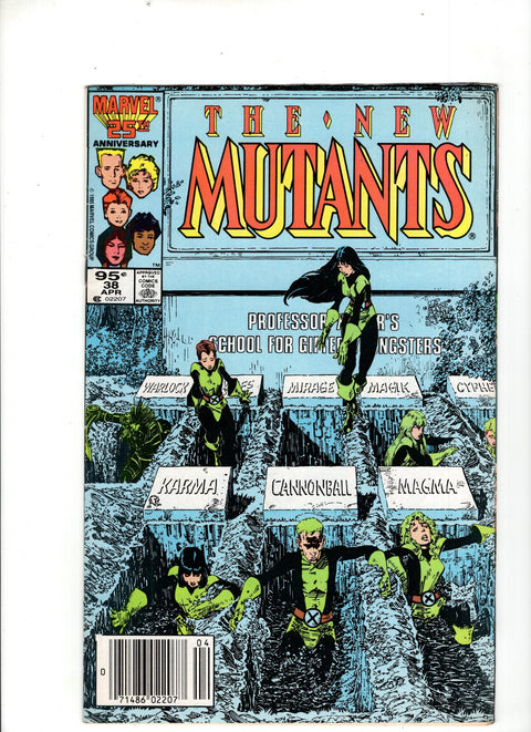 New Mutants, Vol. 1 #38 (1985) Canadian Price Variant   Canadian Price Variant  Buy & Sell Comics Online Comic Shop Toronto Canada