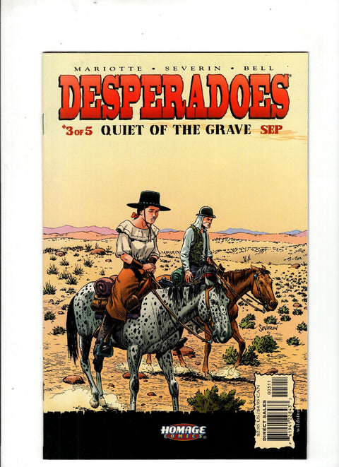 Desperadoes: Quiet of the Grave #3 (2001)      Buy & Sell Comics Online Comic Shop Toronto Canada