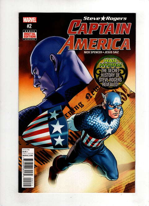 Captain America: Steve Rogers #2 (Cvr A) (2016) Jesus Saiz A Jesus Saiz  Buy & Sell Comics Online Comic Shop Toronto Canada