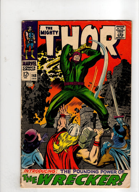 Thor, Vol. 1 #148 (1967) 1st app. The Wrecker, Origin of Black Bolt     Buy & Sell Comics Online Comic Shop Toronto Canada