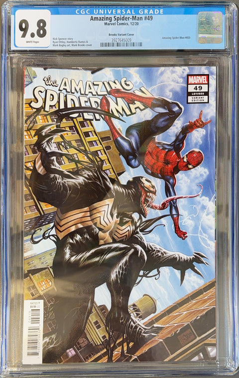 The Amazing Spider-Man, Vol. 5 #49 (CGC 9.8) (2020)  J Mark Brooks Variant  Buy & Sell Comics Online Comic Shop Toronto Canada