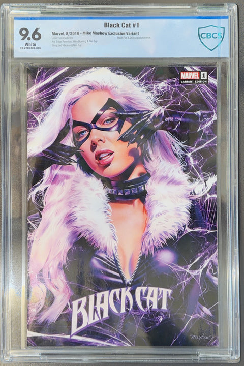 Black Cat, Vol. 1 #1 (CBCS 9.6) (2019)  AJ Mike Mayhew Exclusive Variant  Buy & Sell Comics Online Comic Shop Toronto Canada