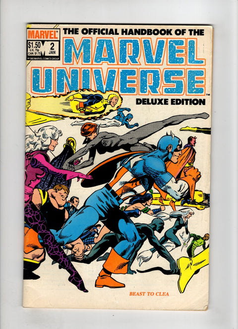 Official Handbook of the Marvel Universe: Deluxe Edition (Vol. 2) #2 (Cvr A) (1985)  A   Buy & Sell Comics Online Comic Shop Toronto Canada