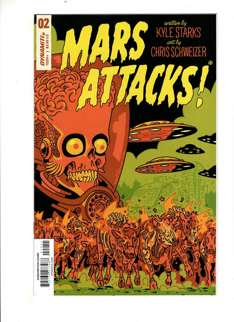 Mars Attacks, Vol. 4 #2 (Cvr E) (2018) Chris Schweizer Subscription  E Chris Schweizer Subscription  Buy & Sell Comics Online Comic Shop Toronto Canada