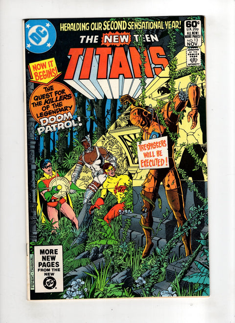 The New Teen Titans, Vol. 1 #13 (1981)     Buy & Sell Comics Online Comic Shop Toronto Canada