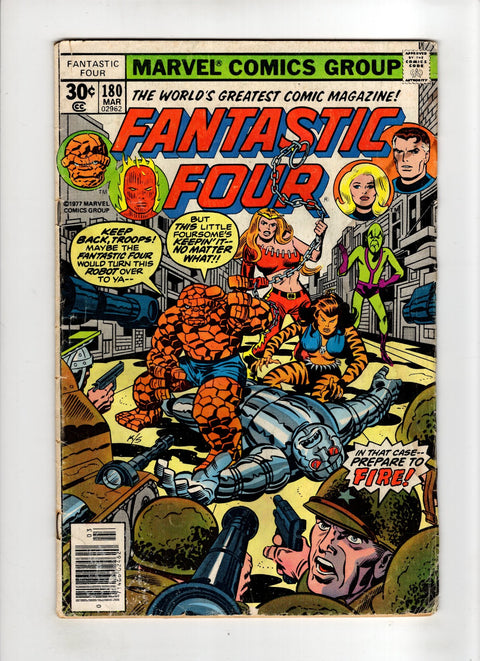 Fantastic Four, Vol. 1 #180 (1977) Newsstand Edition  Newsstand Edition  Buy & Sell Comics Online Comic Shop Toronto Canada