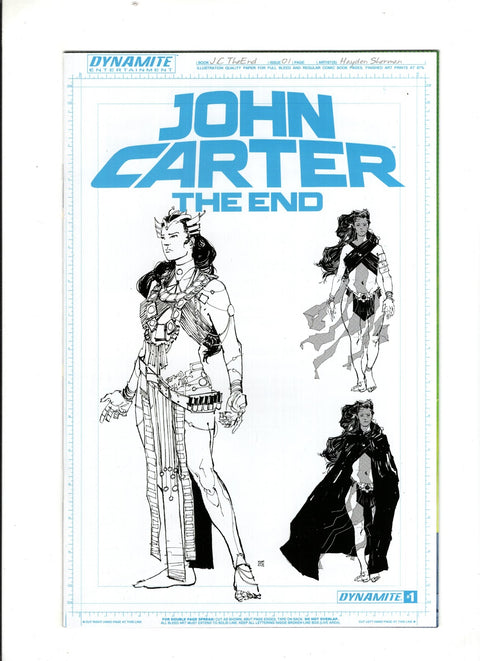 John Carter: The End #1 (Cvr F) (2017) Hayden Sherman Artboard Incentive  F Hayden Sherman Artboard Incentive  Buy & Sell Comics Online Comic Shop Toronto Canada