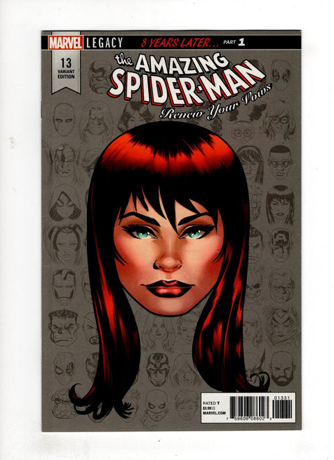 The Amazing Spider-Man: Renew Your Vows, Vol. 2 #13 (Cvr C) (2017) Mike McKone Incentive Headshot Variant (1:10)  C Mike McKone Incentive Headshot Variant (1:10)  Buy & Sell Comics Online Comic Shop Toronto Canada