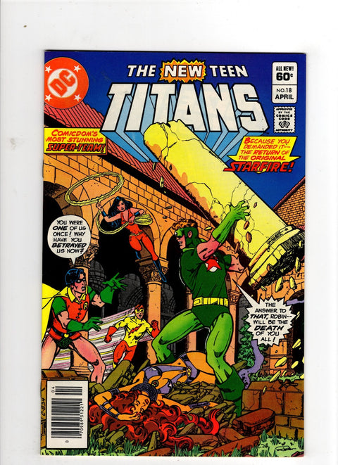 The New Teen Titans, Vol. 1 #18 (1982)      Buy & Sell Comics Online Comic Shop Toronto Canada