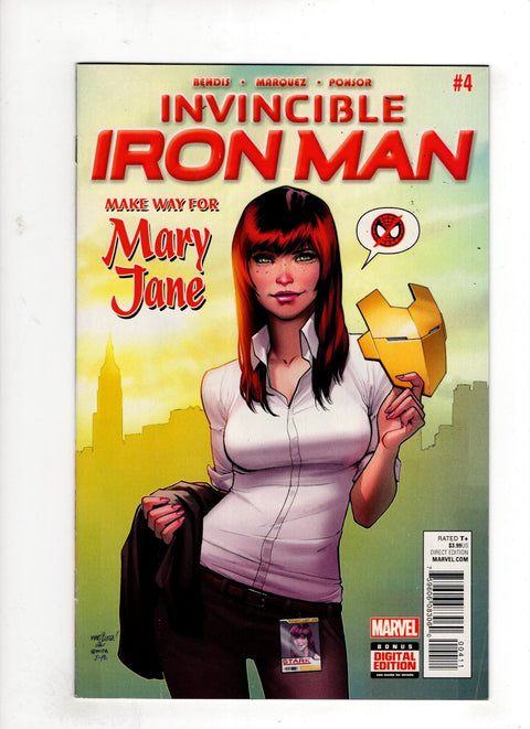 Invincible Iron Man, Vol. 2 #4 (Cvr A) (2015) David Marquez  A David Marquez  Buy & Sell Comics Online Comic Shop Toronto Canada