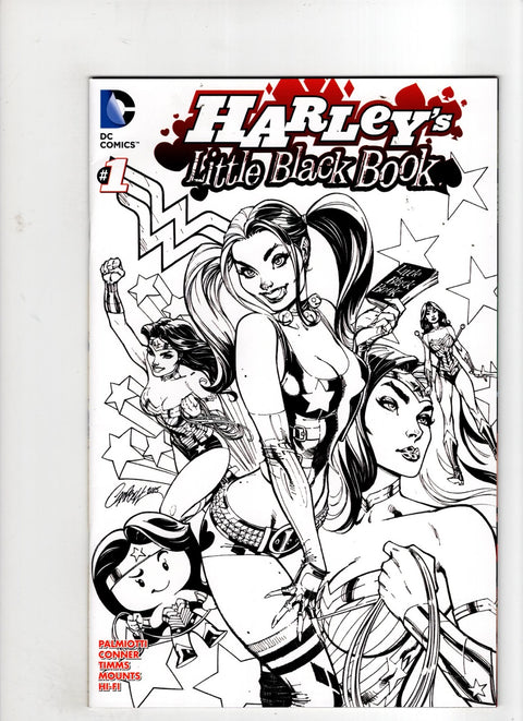 Harley's Little Black Book #1 (Cvr D) (2015) J. Scott Campbell B&W Variant  D J. Scott Campbell B&W Variant  Buy & Sell Comics Online Comic Shop Toronto Canada