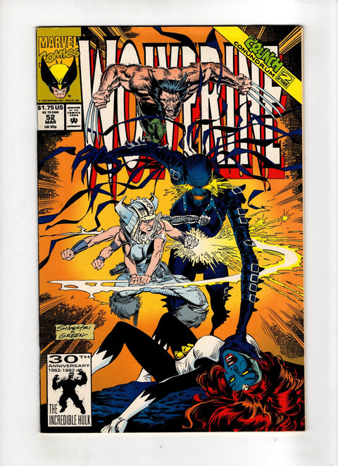 Wolverine, Vol. 2 #52 (1992)     Buy & Sell Comics Online Comic Shop Toronto Canada