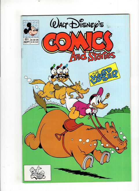 Walt Disney's Comics and Stories #551 (1990)      Buy & Sell Comics Online Comic Shop Toronto Canada