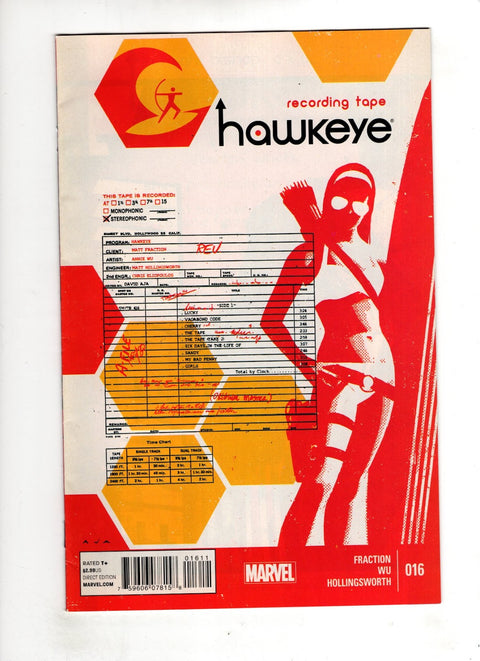 Hawkeye, Vol. 4 #16 (2014) David Aja  David Aja  Buy & Sell Comics Online Comic Shop Toronto Canada