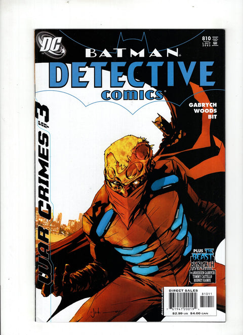 Detective Comics, Vol. 1 #810 (2005)      Buy & Sell Comics Online Comic Shop Toronto Canada