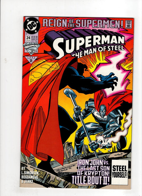 Superman: The Man of Steel #24 (1993)      Buy & Sell Comics Online Comic Shop Toronto Canada