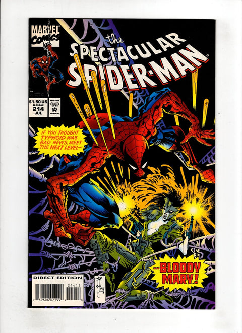 The Spectacular Spider-Man, Vol. 1 #214 (1994) Newsstand Edition  Newsstand Edition  Buy & Sell Comics Online Comic Shop Toronto Canada