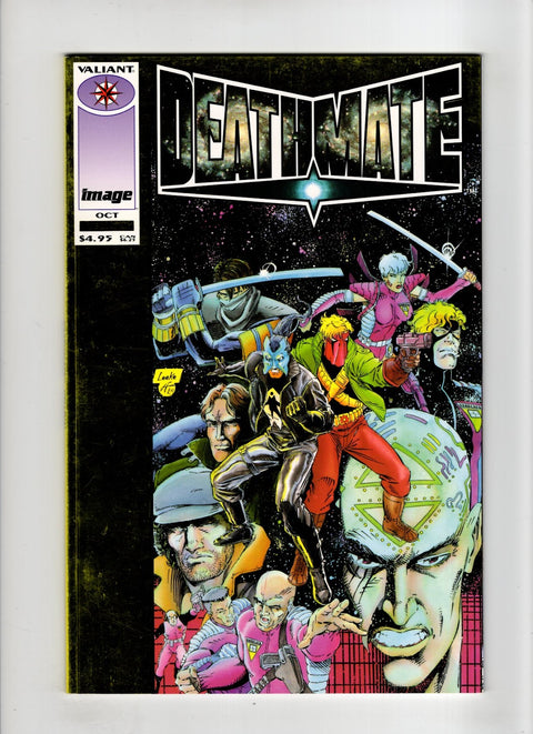 Deathmate #3 (Cvr A) (1993) Mike Leeke Yellow Foil Cover A Mike Leeke Yellow Foil Cover  Buy & Sell Comics Online Comic Shop Toronto Canada