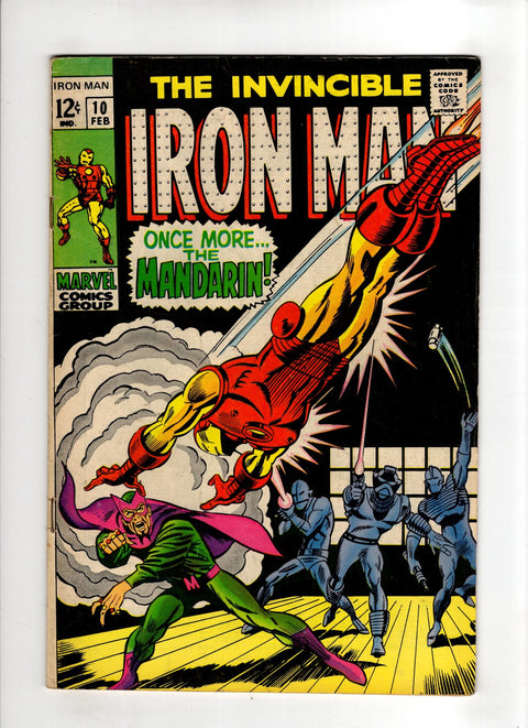 Iron Man, Vol. 1 #10 (1968) Pen mark on back  Pen mark on back  Buy & Sell Comics Online Comic Shop Toronto Canada