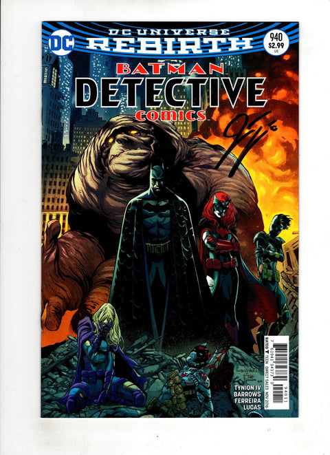 Detective Comics, Vol. 3 #940 (Cvr A) (2016) Signed A Signed  Buy & Sell Comics Online Comic Shop Toronto Canada