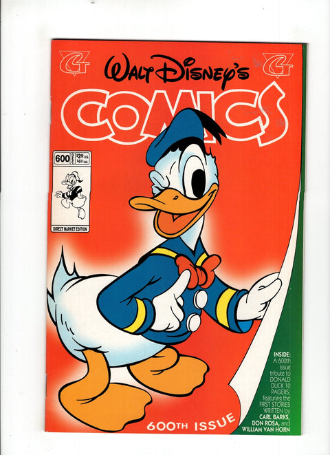 Walt Disney's Comics and Stories #600 (1995)      Buy & Sell Comics Online Comic Shop Toronto Canada