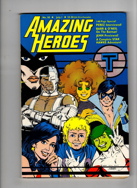 Amazing Heroes #50 (1981)      Buy & Sell Comics Online Comic Shop Toronto Canada